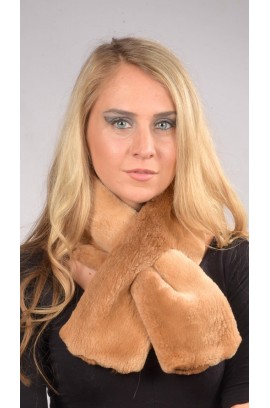 Beaver fur scarf - Double sided fur
